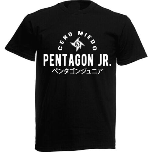 Summer Tops For Man Adult T-Shirt PENTAGON JR Tees Lucha Libre NJPW O-neck Tee Mens Tops Cool O Neck T shirt