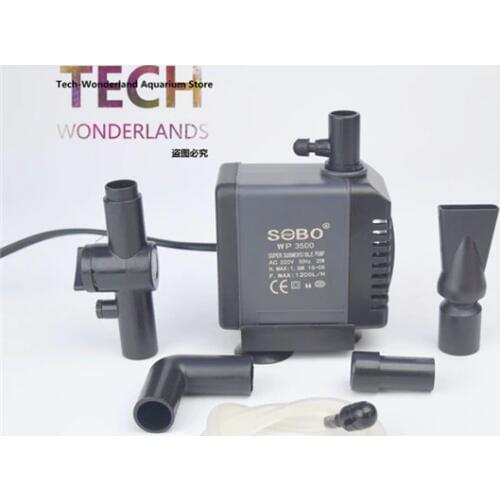 Aquarium multifunctional submersible pump fish tank water pump energy saving ultra silent pump SOBO WP-3200/3300 free shipping