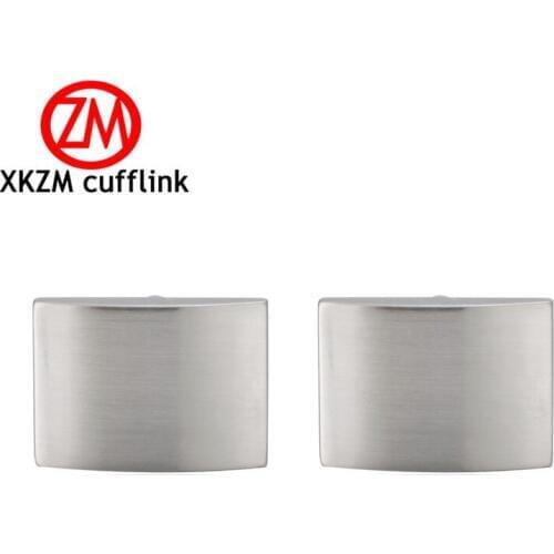 Fashion Luxury shirt silvery Square dull polish cufflink for mens Brand cuff buttons cuff links High Quality abotoaduras Jewelry