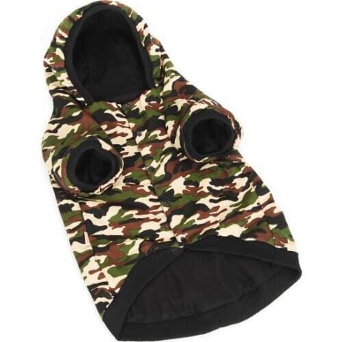 Cool fashion big dog camouflage hoodies costume large dogs autumn winter sweatershirts clothes pet outwear apparel 1pcs 3XL-7XL