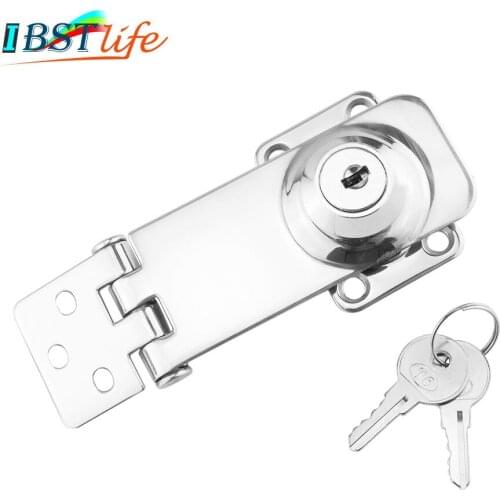 Marine Boat Stainless Steel 304 Locking Hasp Safety Lock Hatch Cabinet Door Cabin Deck Locker Hatch Latch yacht accessories