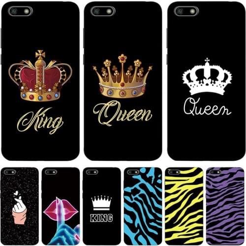 Soft Phone Case for Huawei Y5 2018 / Y5 Prime 2018 / for Huawei honor 7 Play Cases Panda Funda Colorful Flower Silicone TPU