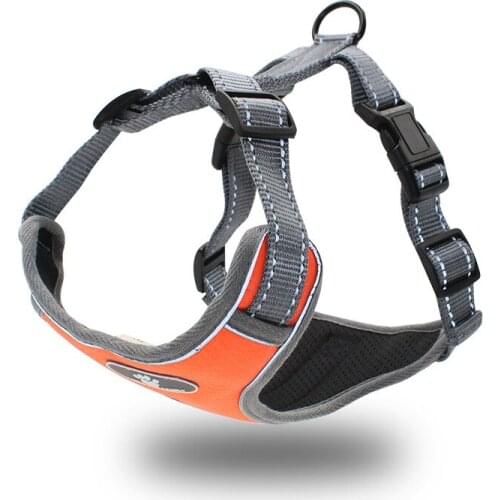 Fashion New Pet Oxford Cloth Chest Strap Vest Harnesses Reflective Dog Accessories for Big Dogs