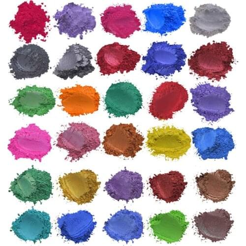 500g Natural Mica Mineral Handmade Soap Colorful Pearlescent Powder Pigment Mica Nail Glitter Pearl Powder epoxy resin Pigment