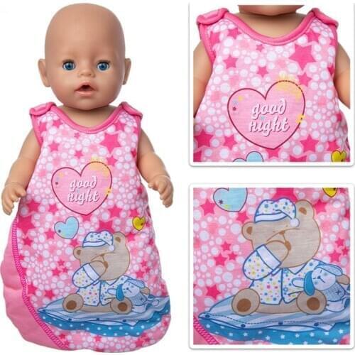 Sleeping Bag For 43cm Reborn Baby Dolls 17 Inches Baby Doll Accessories