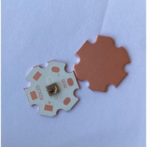 LED deep uv 255nm 253.7nm with 30angle lens 20mm star light board for sensor