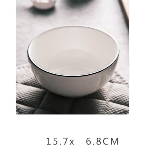 Plate Tigela Fruteira Sauce Snack Tableware Saladier Flatware Keuken Accesoires Ceramica Kitchen Dining Bar Soup Ceramic Bowl