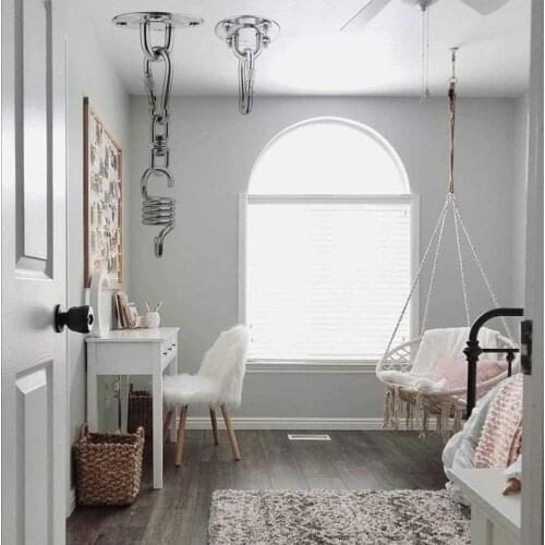 360° Rotating Heavy Hook for Porch Chair Yoga Hammock Gym Swing Swing Suspension Hardware Suspension Ceiling Hook