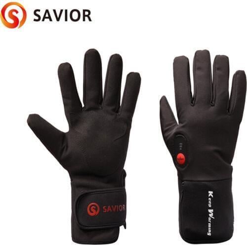 Cycling heated glove battery heating gloves waterproof windproof 40-60 degree keep warming man women 3 levels smart control