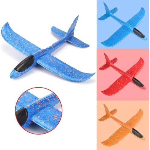 Launch Free Fly Hand Foam Plane Glider EPP Throw Airplane Glider Toy Planes Outdoor for Children Outdoor toys kid Gift 38/48CM
