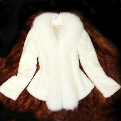 Fur women jacket faux fur coat slim winter jacket women faux fur coat plus size overcoat fake fur coat