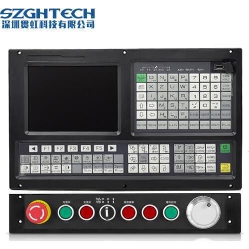 2 axis cnc lathe controller card for engraving machine with PLC Metric system/Inch System,with function of auto charfering