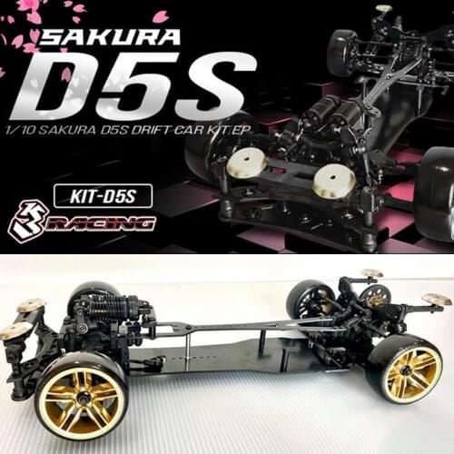 3RACING Sakura D5 KIT 1/10 Remote Control Super Rear Drive Drift Car Frame RC Model D5S Adult Child Boy Toy