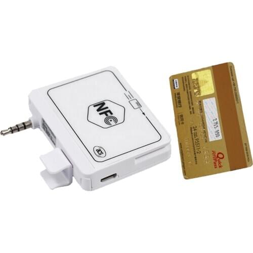 Android Headphone Jack EMV IC Chip Credit Mobile Smart Card Reader ACR35