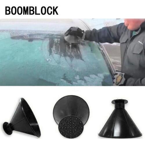 Car Cone Shaped Funnel Deicing Snow Tool Scrape for Volkswagen BMW E46 E39 Mini Cooper Audi A4 B6 B8 A5 Ford Fiesta Kuga