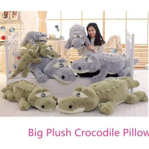 Big Crocodile Costume Alligator Stuffed Animals Pillow Soft Toys Plush Giant Stuffed Animals Cushion Pillow