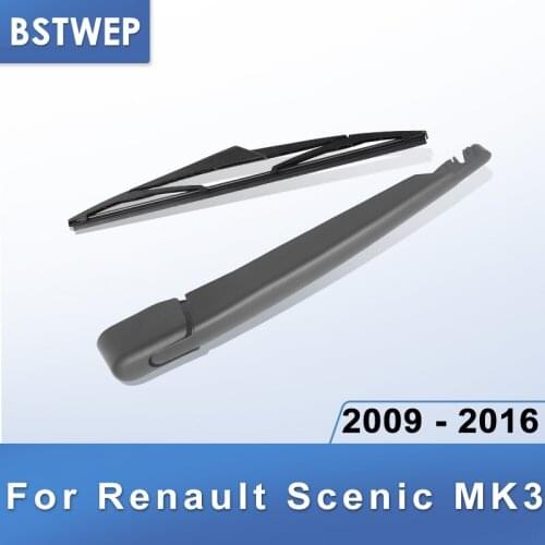 BSTWEP Rear Wiper & Arm for Renault Scenic MK3 2009 2010 2011 2012 2013 2014 2015 2016