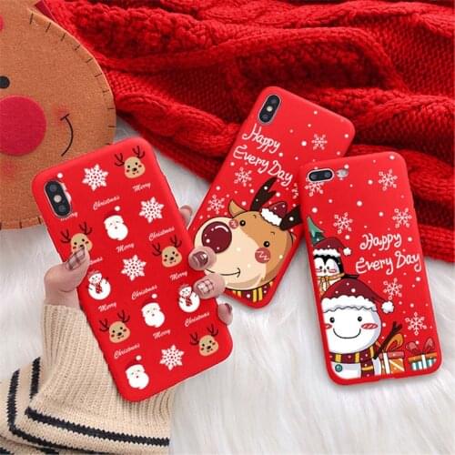 Christmas For Case Samsung Galaxy A21S A51 A71 A41 A11 M11 A30 A40 A50 A70 S8 S9 S10 S20 Note 20 Ultra 10 Plus Cartoon TPU Cover