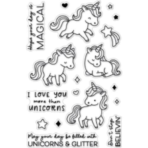 Unicorn stamp Clear Stamp for Scrapbooking Transparent Silicone Rubber DIY Photo Album Decor 868