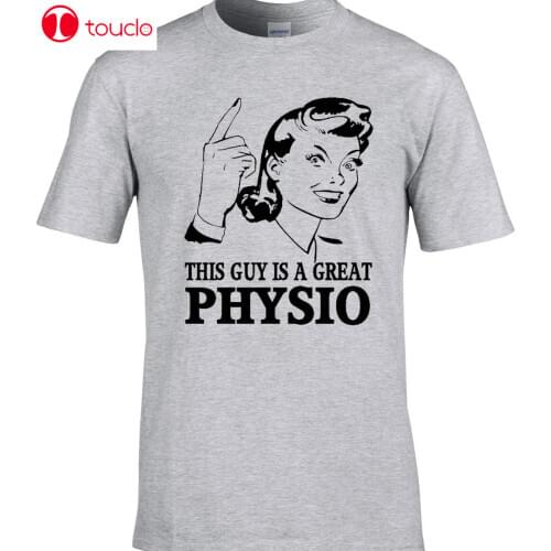 Physio Mens T-Shirt Gift Idea Occupation Doctor Physiotherapist Trainer Exercise