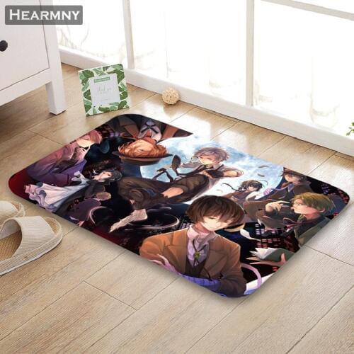 New Arrival Doormat Bungou Stray Dogs Home Mat Machine Made Anti Slip Carpet Living Room/Hallway Bath Mat For Kids