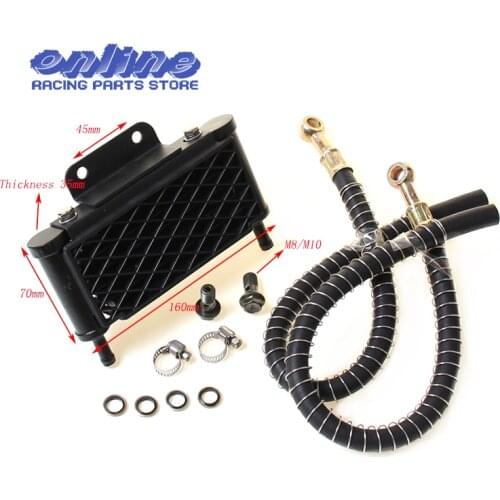Oil Cooling Cooler Radiator for 50 70 90 110 125 Horizontal Engine Chinese Dirt Pit Monkey Bike ATV Motorcycle KAYO APOLLO BSE