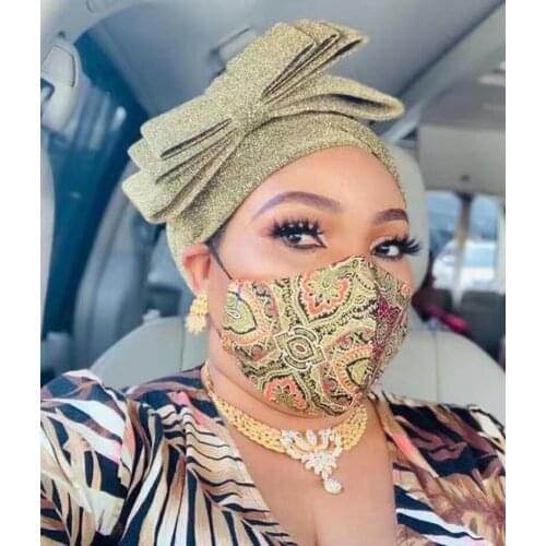 Fashion Africa Women muslim hijab caps wrap head Inner hijabs Forehead cross Paste drill turban bonnet ready to wear cap