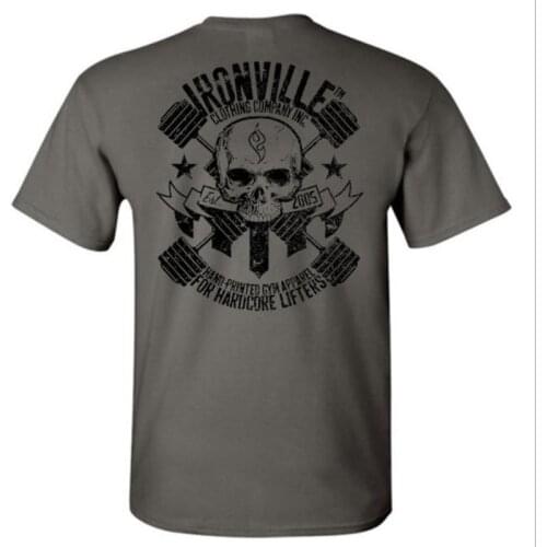 Mens Brand t shirt Fitness Bodybuilding Slim Cotton Shirts Men Short Sleeve workout male Casual Tees Tops clothing