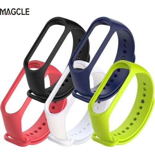 Silicone Straps For Mi Band 5 Strap soft Replacement Bracelets for Xiaomi mi band 5 Bracelet for Miband 5 nfc sport Wrist band