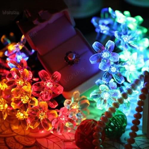 Solar outdoor Waterproof decorative lamp string lantern garden courtyard Terrace fence fence festive atmosphere lights CD50 W02