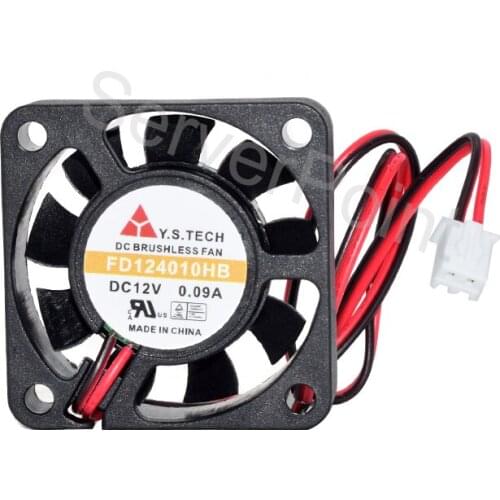 Brand New For Y.S.TECH FD124010HB 4010 12V 0.09A DC Brushless Fan