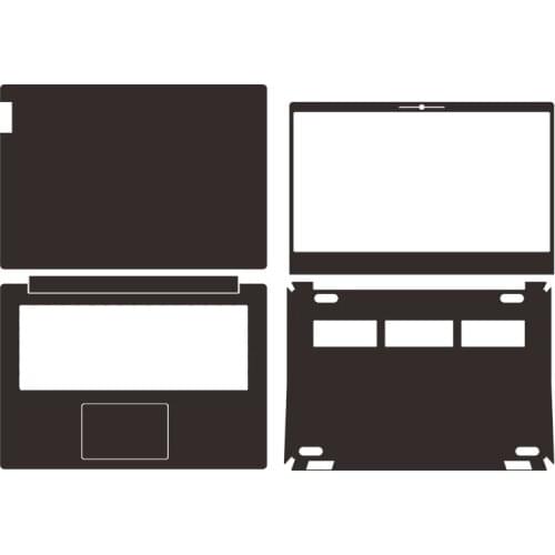 Carbon fiber Vinyl Laptop Sticker Skin Decals Cover Protector for Lenovo V14 IWL 14"