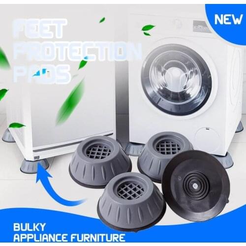 4PCS/8pcs Washing Machine Support Anti-slip Anti Vibration Dryer Raise Height Feet Pads Shock Noise Cancelling Machine Support