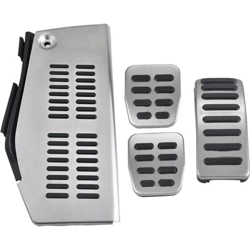 4Pcs Car Rest Accelerator Brake Pedal for Golf 4 Bora Beetle RSi R32 -A3 SEAT