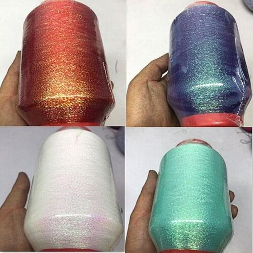 500g Golden Silver Color Thread Metal Knitting Thread Shiny Effect Jewellery Thread DIY Scarf Sweater Knitting Yarn 1000 meters