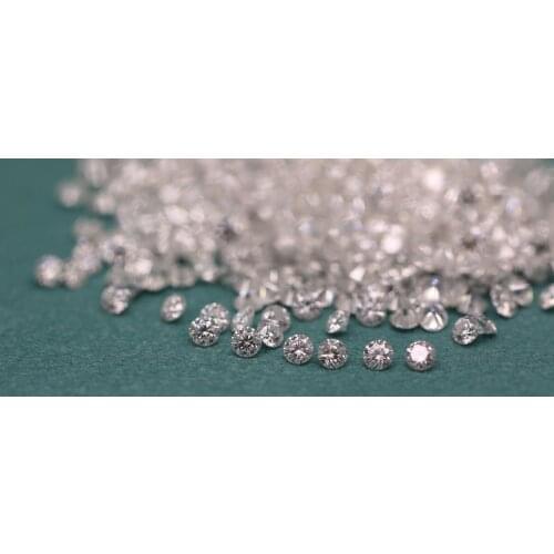 Pirmiana White D VVS1 Moissanite Diamond Gmestones Size 0.8-3.0mm Piedras Preciosas Sueltas For Jewelry Making