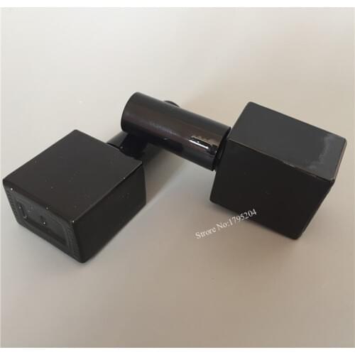 DHL Free 100pcs/lot 10ml Empty UV Black Square Nail Polish Bottle &Small Brush Nail Art Container Glass Nail Oil Bottles