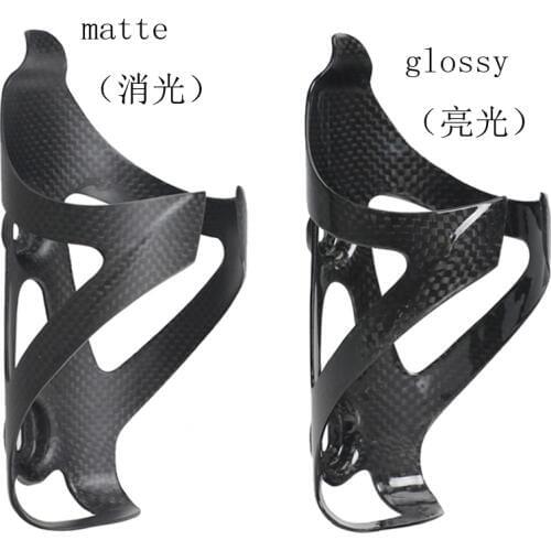 BK full carbon fiber cycling water bottle cage bike bicycle bottle holder rack bicycle accessories matte or glossy red white