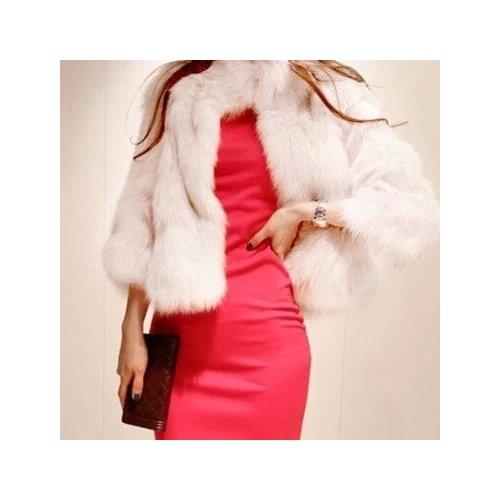 CHAXIAOA Short Fur Coats
