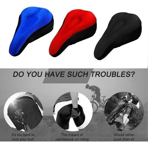 Bike Seat Covers Bicycle Saddle Hollow Breathable MTB Bike Seat Cushion Cover Mat Bicycle Cycling Accessories Part
