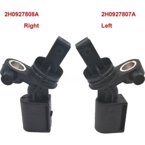 2pcs ABS Wheel Speed Sensor Rear Left&Right 2H0927807A 2H0927808A For Audi VW Volkswagen Amarok Pickup