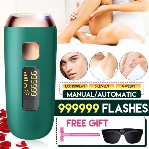 Electric Laser Epilator For Women Permanent IPL Hair Removal 990000 Flash Painless Hair Removal Photoepilator