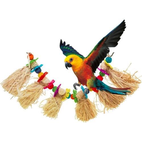 Parrots Toys For Large Bird And Pet Accessories Cockatiel Perch Budgie Parakeet Cage Decoration papegaaien speelgoed oiseaux