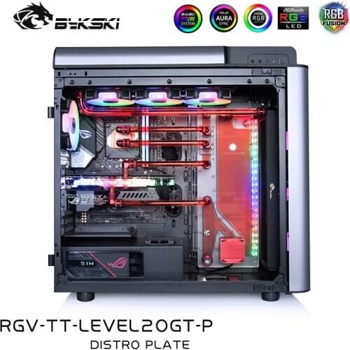 Bykski Waterway Cooling Kit For Tt LEVEL20 GT Case, 5V ARGB, For Single GPU Building, RGV-TT-LEVEL20GT-P