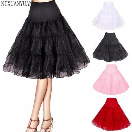 Short Organza Halloween Petticoat Crinoline Vintage Wedding Bridal Petticoat for Wedding Dresses Underskirt Rockabilly Tutu