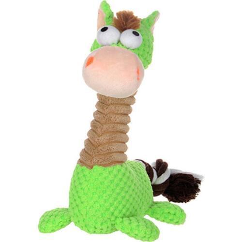 Legendog Pet Puupy Dog Lovely Toy Sound Chew Squeaker Little Horse Resistant Bite Pet Supplies Squeaky Plush