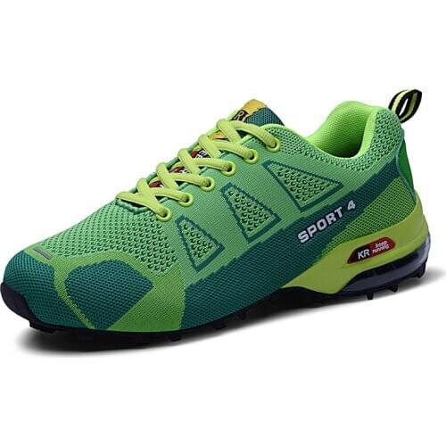 High Quality Mens Casual Shoes Outdoor Sports Shoes 48 Yard Non-slip Air Cushion Shock Absorption Breathable Mesh Mens Shoes