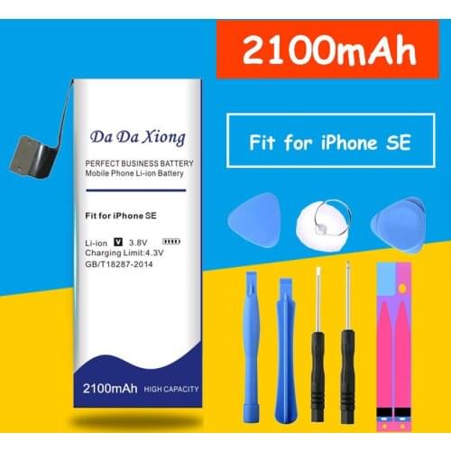 Original Da Da Xiong 2100mAh Battery For iPhone SE Phone Replacement Battery +Free Tools