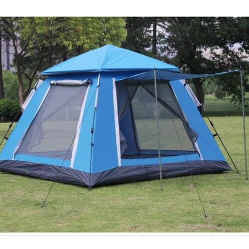 Easy Setup Automatic Camping Tent Large Space 3 Season Outdoor Tent Waterproof Family Travel Pinic Party Tent 215*215*165CM