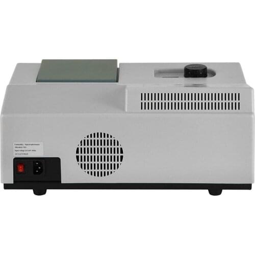722S 1200 Grating Chem Semi Automated Spectrophotometer for Chemical Test